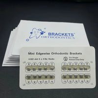 Professional Metal Orthodontic Dental Brackets Set
