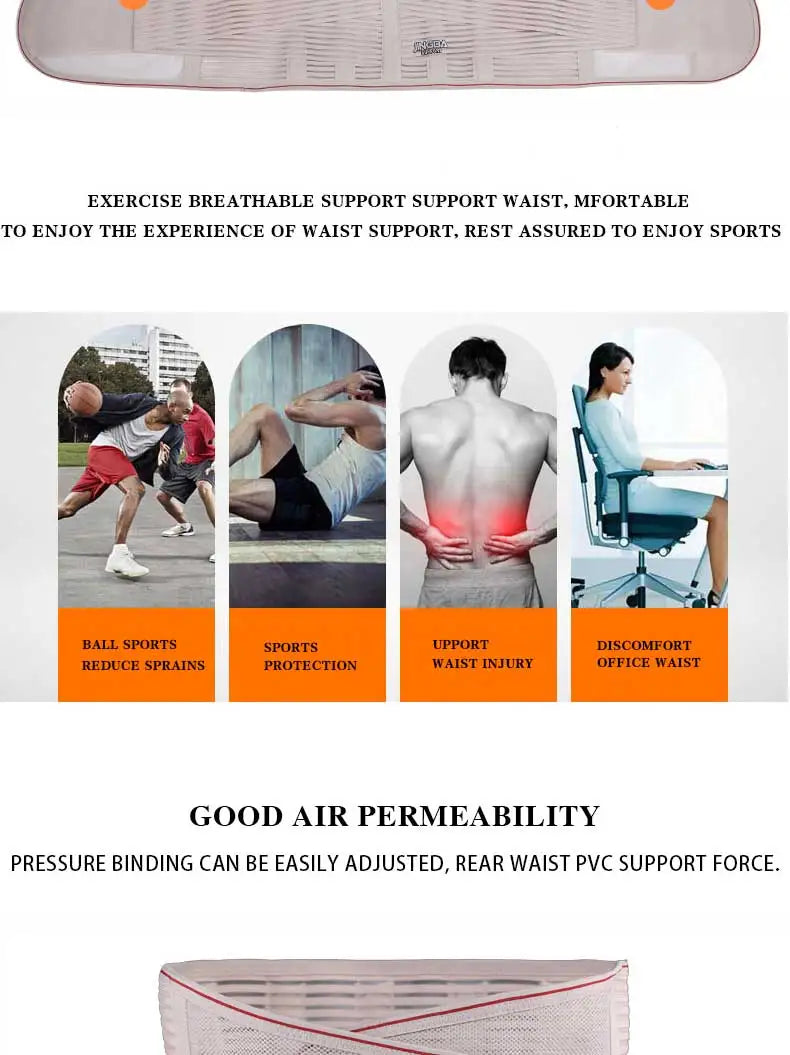 Orthopedic Lumbar Support Back Brace Belt - 11