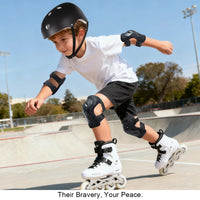 7-Piece Kids Protective Gear and Helmet Set