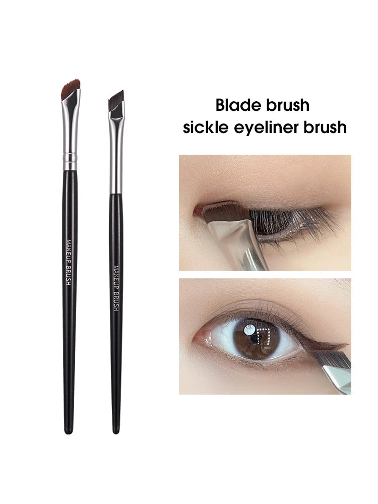Precision Angled Eyeliner and Brow Brush - 1