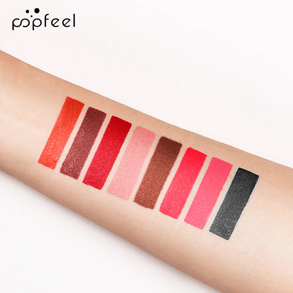Long-Lasting Black Matte Liquid Lipstick - 18