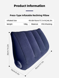 Inflatable Travel Pillow for Neck, Back, and Leg Support