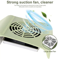 Powerful Nail Dust Collector Vacuum for Manicure