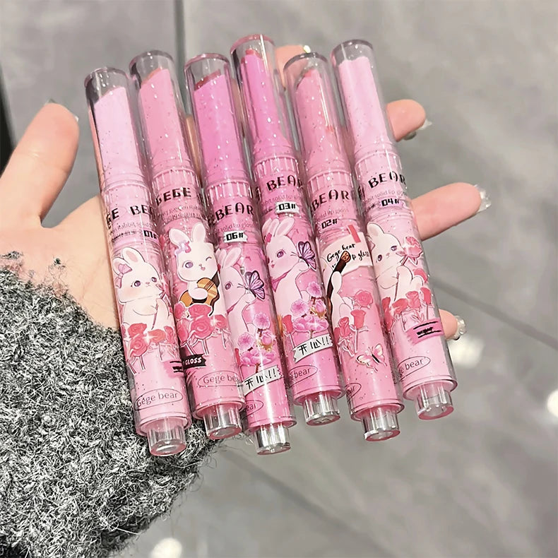 Hydrating Solid Bunny Lip Gloss for Glossy Shine - 8