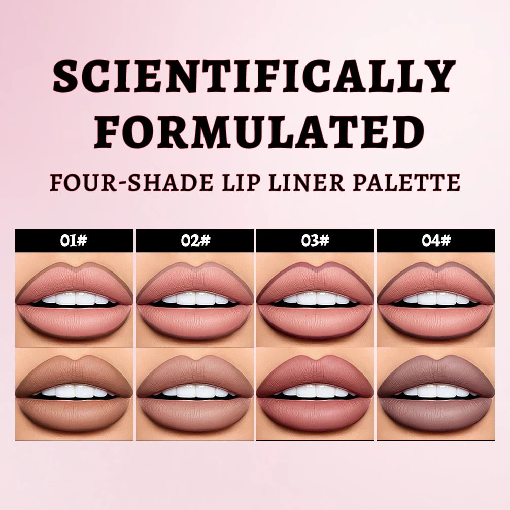 Waterproof Matte Liquid Lip Liner Pencil - 5