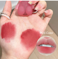 Cute Bear Velvet Matte Lip Mud Keychain