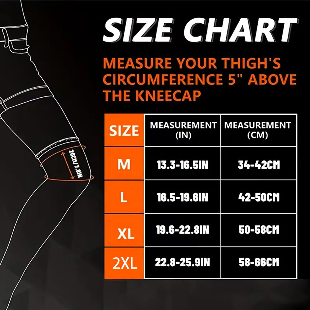 Full-Length Compression Leg & Knee Sleeve for Sports - 2