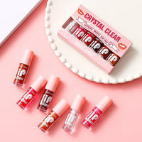6-Piece Hydrating Water-Gloss Lip Oil Set