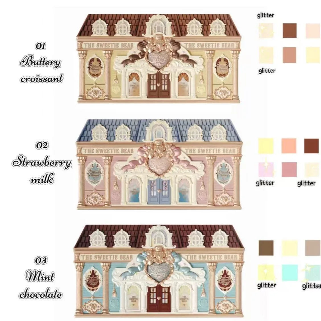 6-Color Matte and Shimmer Eyeshadow Palette - 2