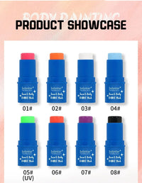 Waterproof Face and Body Paint Stick for Parties