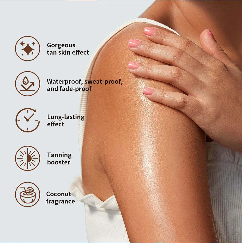 Sunless Bronzing Tanning Booster Lotion - 8