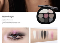 Smoky Amber 8-Color Eyeshadow Palette for Long-Lasting Glam