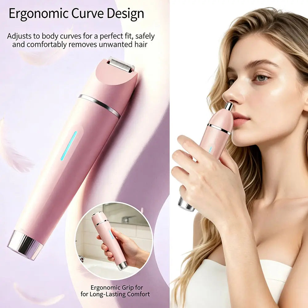 3-in-1 Waterproof Electric Hair Trimmer for Women - 6