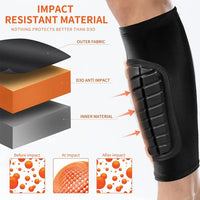 Impact-Resistant Shin Guard Sleeves for Sports