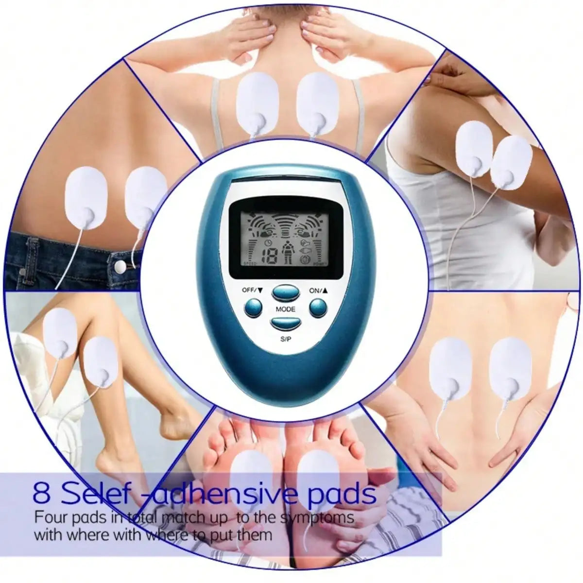 Electric Pulse TENS Muscle Stimulator for Pain Relief - 4