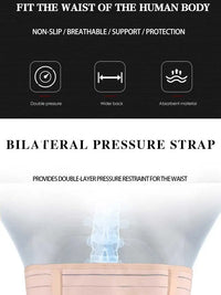 Adjustable Lumbar Support and Waist Slimming Belt