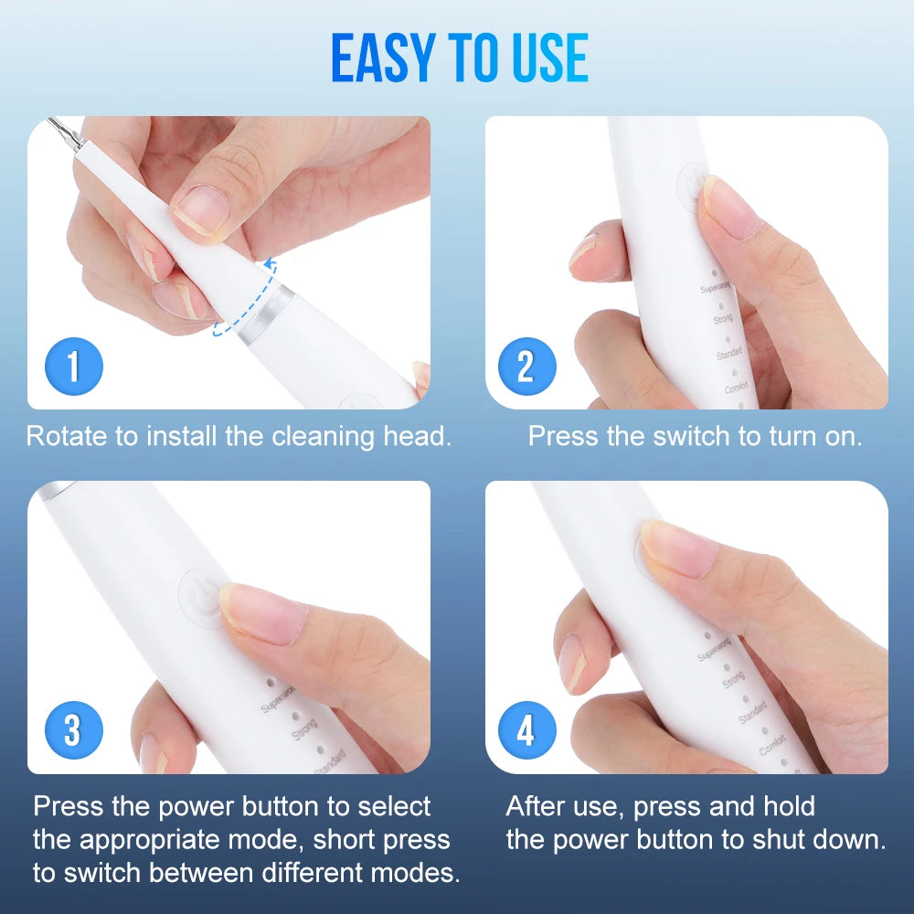 Electric Sonic Teeth Cleaner and Tartar Remover - 13