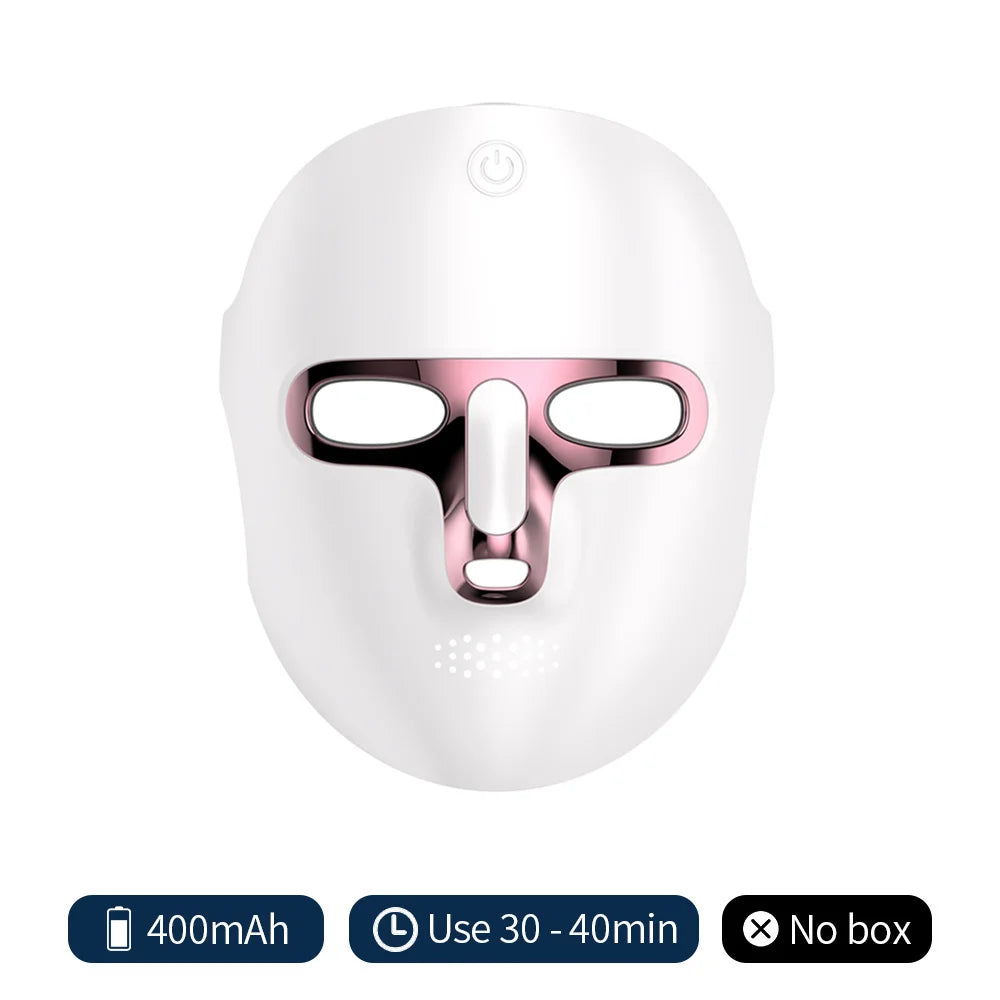 7-Color Photon LED Face and Neck Rejuvenation Mask - 49