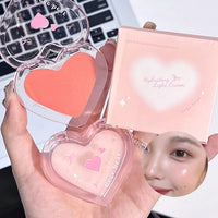 Heart-Shaped Water-Luminous Blush & Highlighter Cream