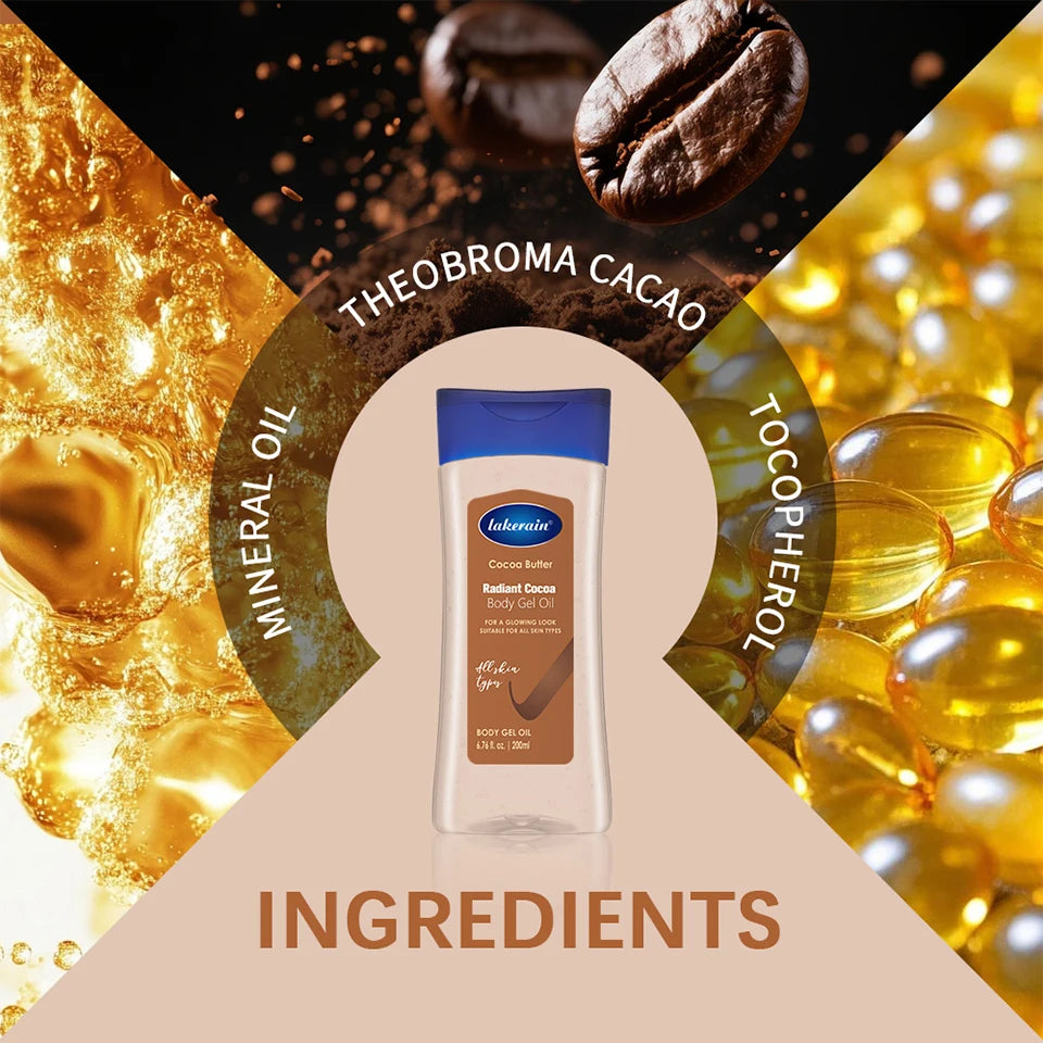 Radiant Cocoa Body Oil Gel for Glowing Hydrated Skin - 14