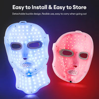 7-Color Photon LED Face and Neck Rejuvenation Mask