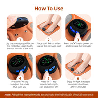 Electric EMS Foot Massage Pad for Circulation and Pain Relief