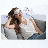 Heated Eye Massager with Vibration for Stress Relief