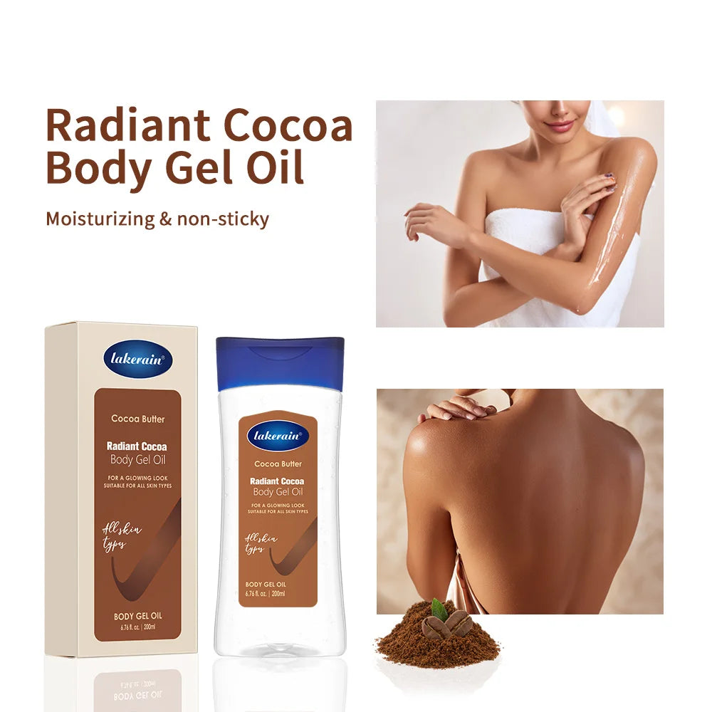 Radiant Cocoa Body Oil Gel for Glowing Hydrated Skin - 19
