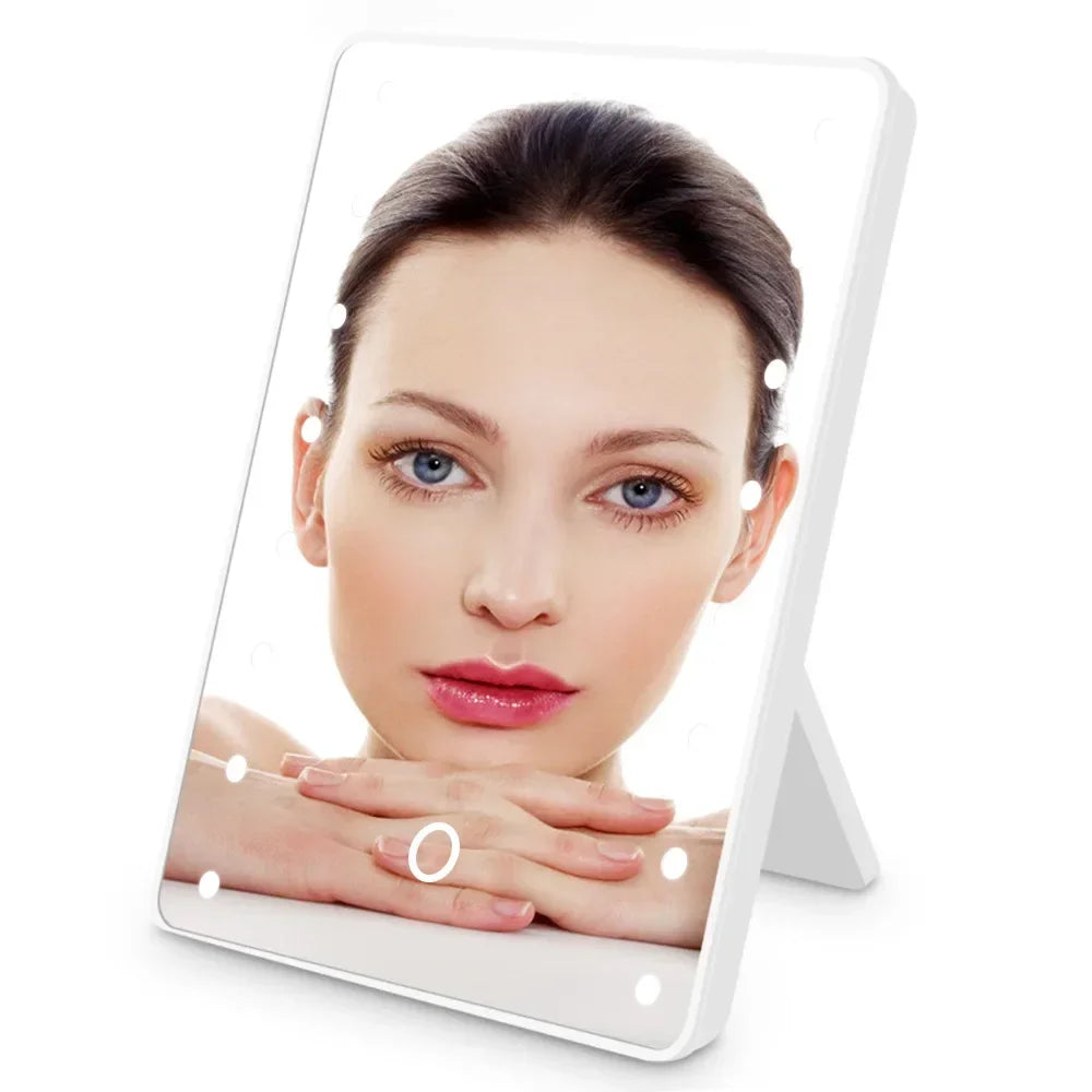 LED Touch Adjustable Makeup Mirror for Daily Beauty Routine - 2