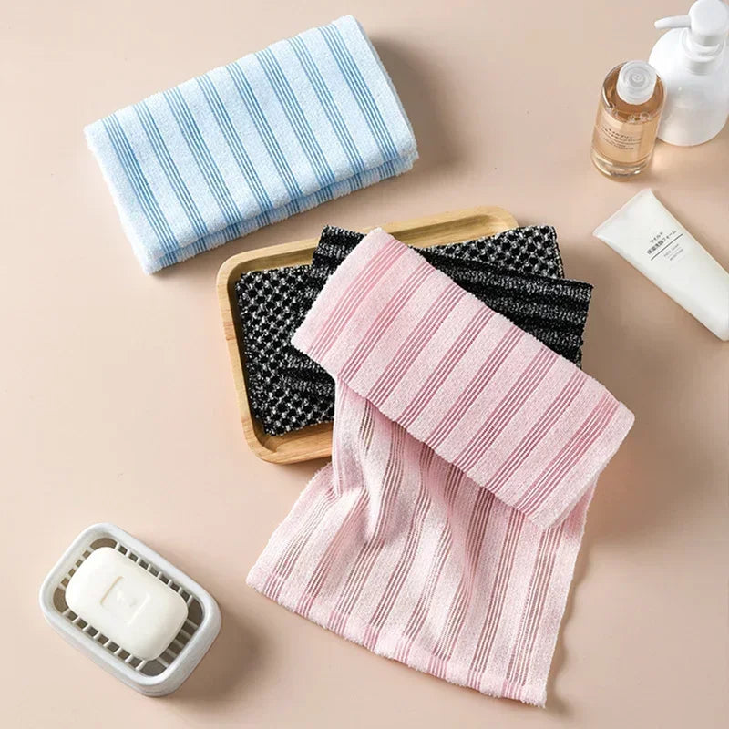 Exfoliating Japanese Bath Back Scrubber Towel - 2