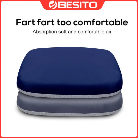 Ergonomic Memory Foam Seat Cushion for Office and Car