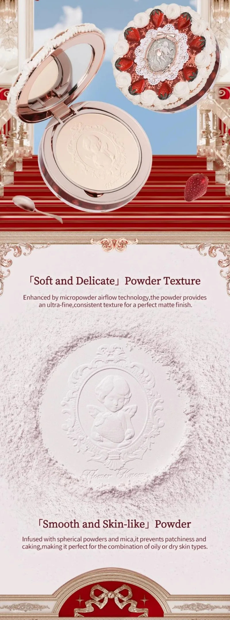 Romantic Strawberry Cupid Makeup Gift Set - 9