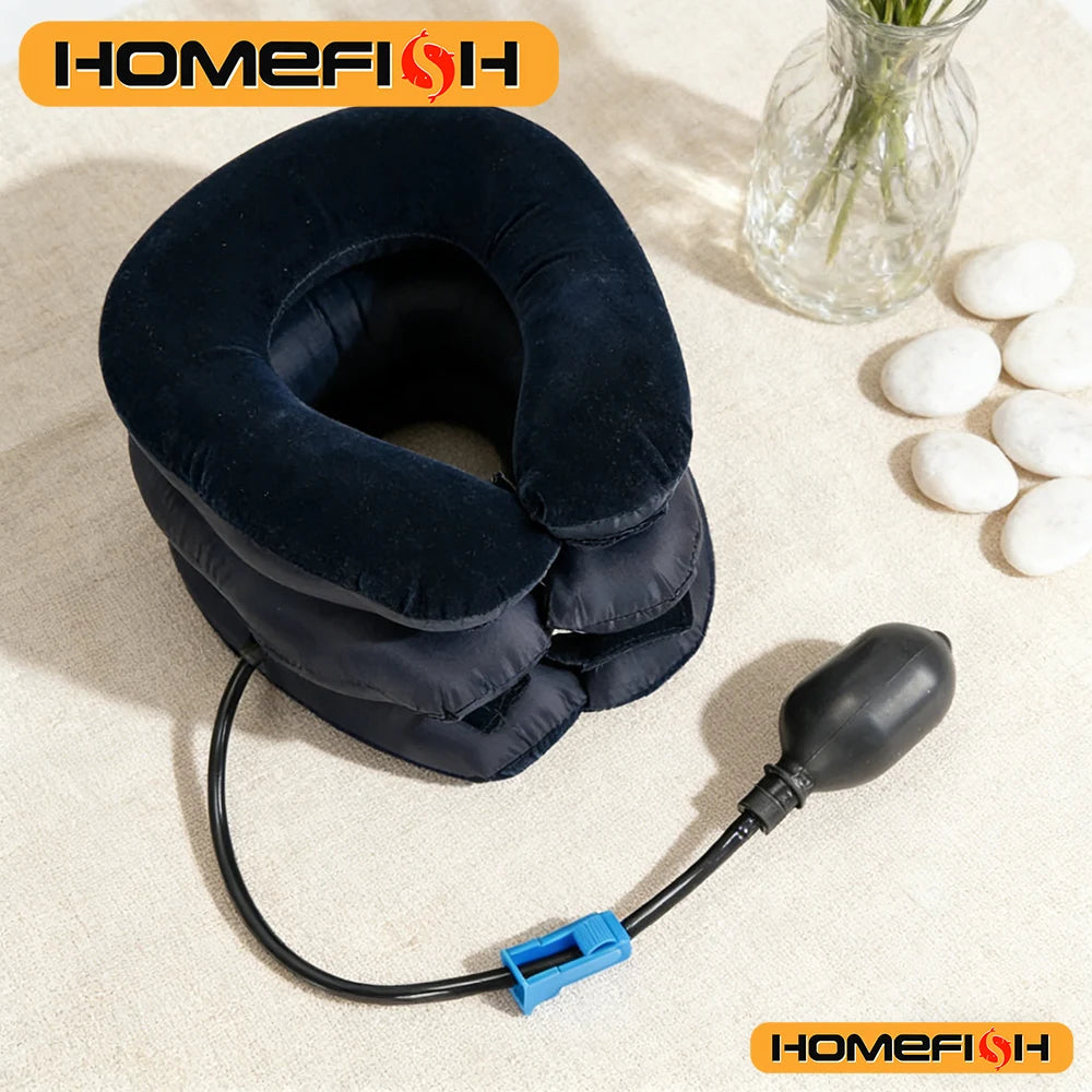 Inflatable Air Cervical Neck Traction Stretcher - 5