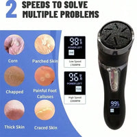 Electric Callus Remover with Dust Collector for Smooth Heels