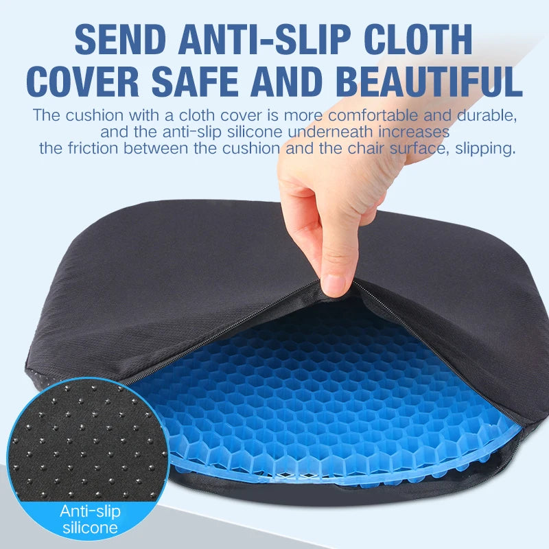 Honeycomb Gel Seat Cushion for Pressure Relief and Posture - 5