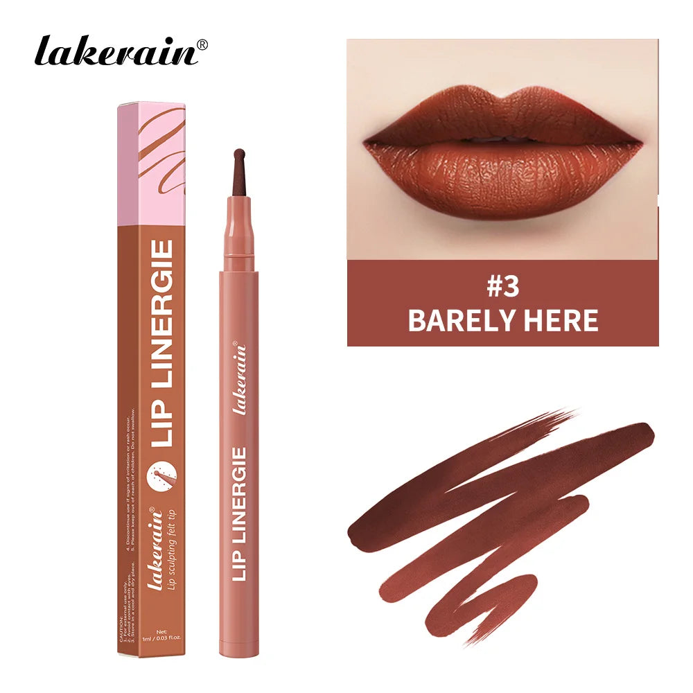 Long-Lasting Waterproof Felt-Tip Lip Liner Stain - 40