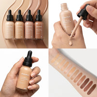 Matte Lightweight Liquid Foundation for Flawless Poreless Skin