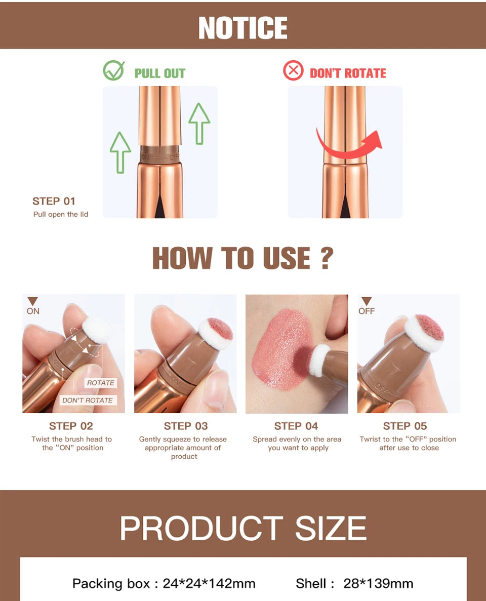 All-in-One Liquid Contouring and Highlighter Wand - 19
