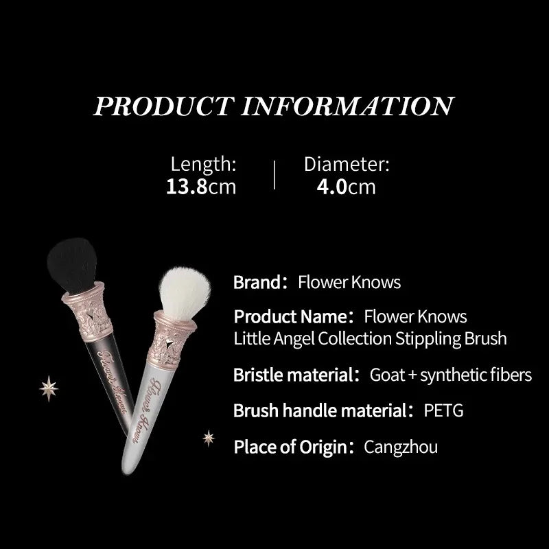 Premium Soft Goat Hair Makeup Brush for Highlighter and Blush - 9