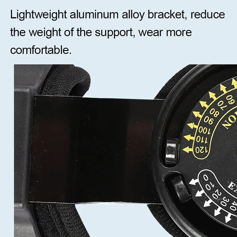Adjustable Hinged Elbow Support Brace for Injury Recovery - 13