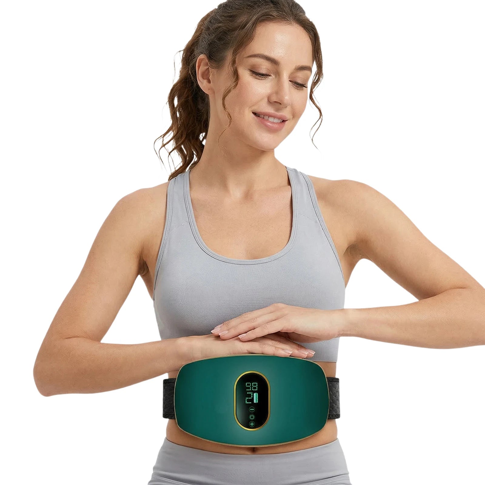 Cordless Heated Massage Belt for Menstrual Cramp Relief - 10