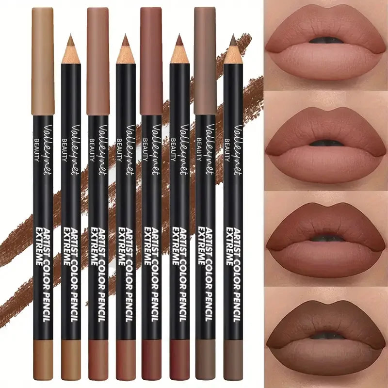 Matte Nude Lip Liner and Eyeliner Collection - 1