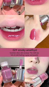 Hydrating Crystal Mirror Lip Gloss for Long-Lasting Shine