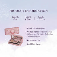 Long-Lasting Matte Eyebrow Powder Palette