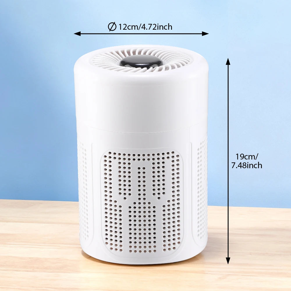 Portable HEPA Desktop Air Purifier with Negative Ion Technology - 11