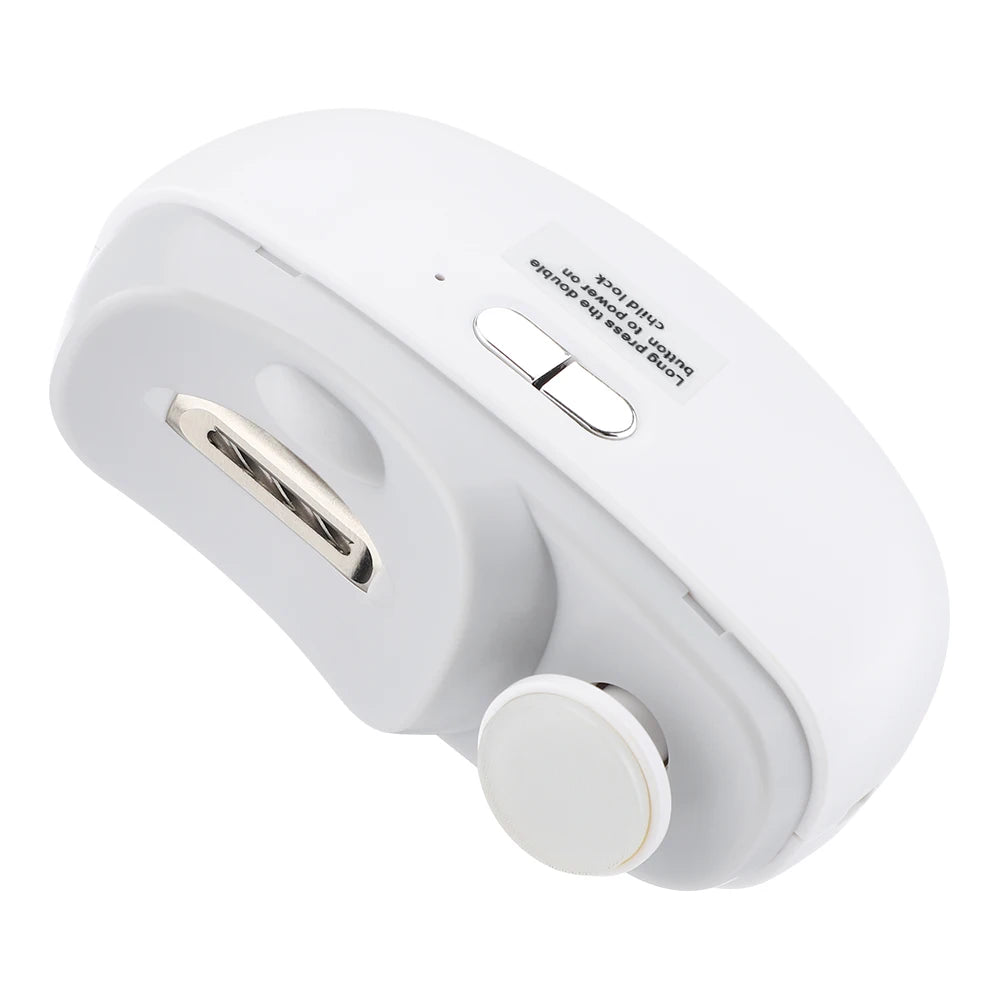 Electric Automatic Nail Trimmer and Polisher with LED Light - 18