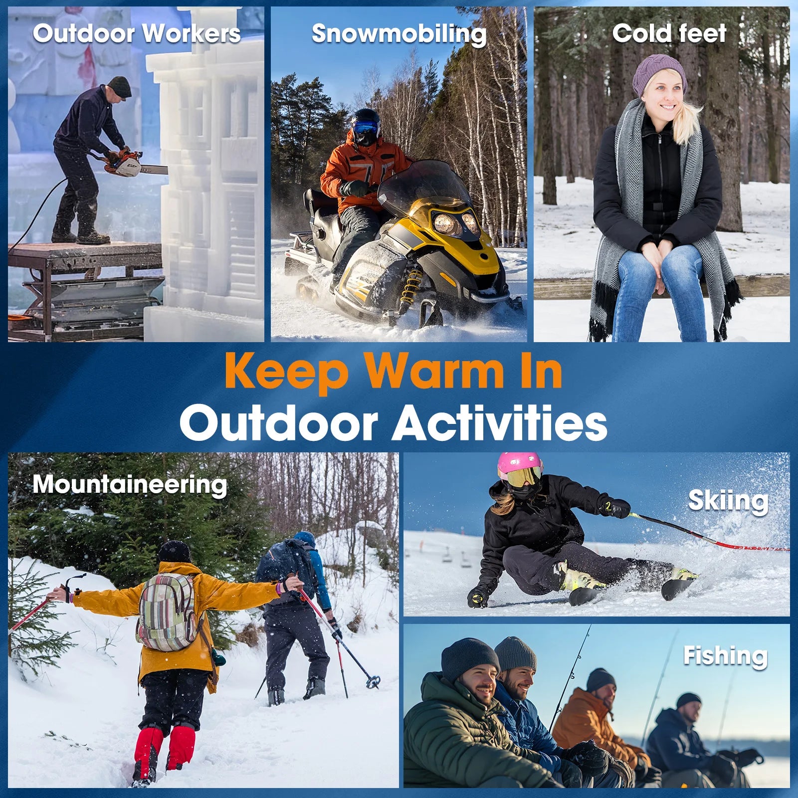 App-Controlled Heated Winter Socks for Cold Feet - 8