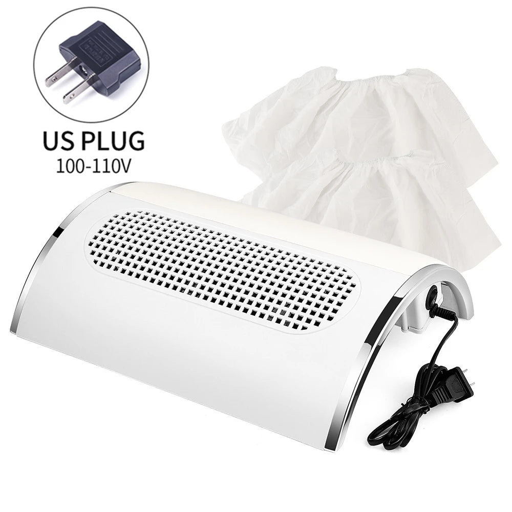 3-Fan Professional Nail Dust Collector & Vacuum Cleaner - 33
