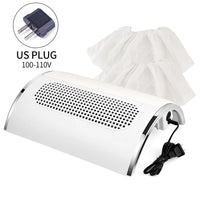 3-Fan Professional Nail Dust Collector & Vacuum Cleaner