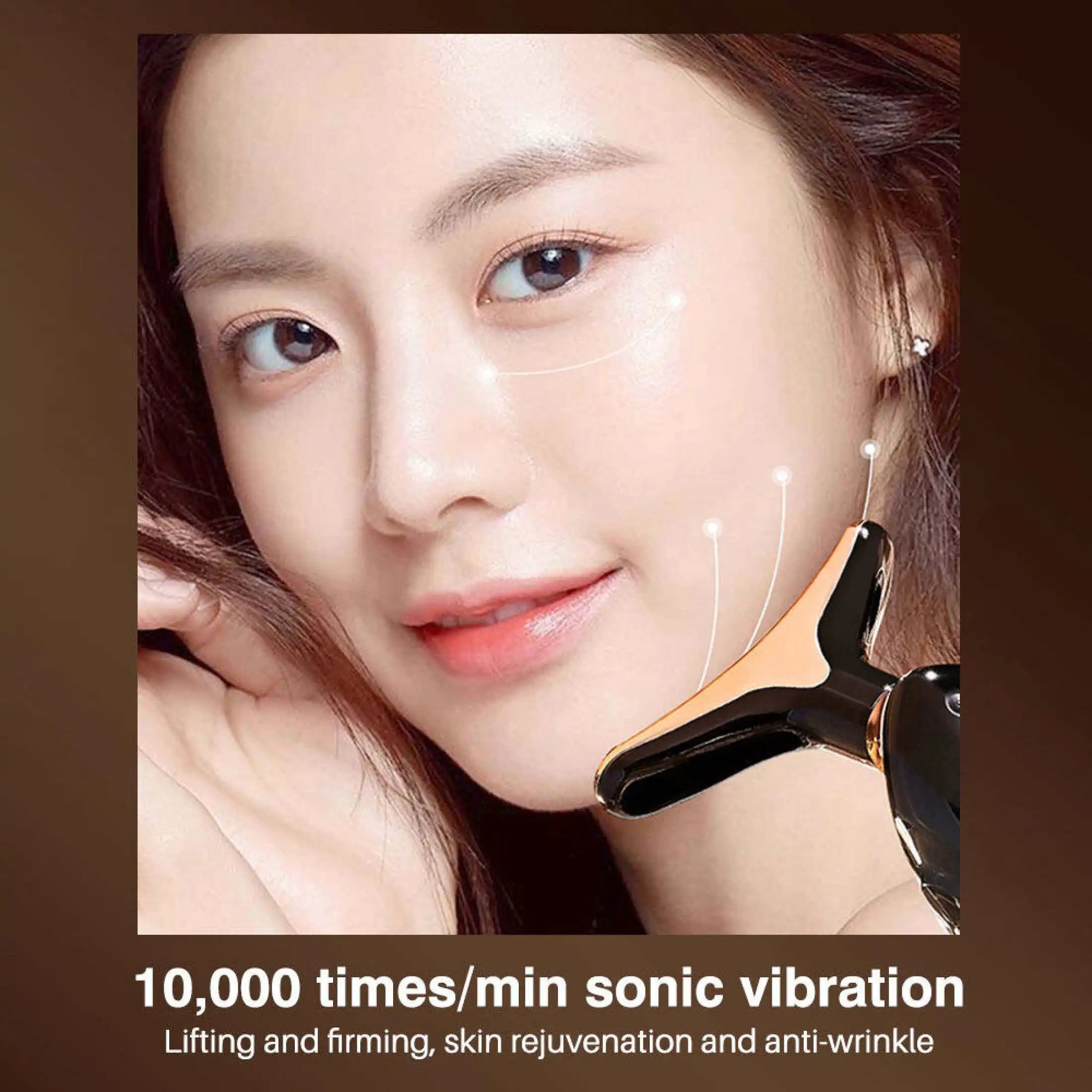 Electric Sonic Face and Neck Lifting Massager - 10